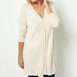 Soft by Naadam cashmere blend‎ long cardigan size L
